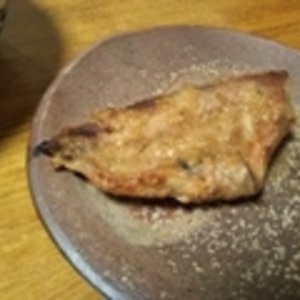 メヌケの味噌漬けのフライパン焼き